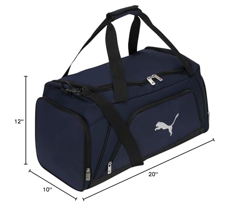 PUMA unisex adult Evercat Accelerator Duffel Bags, Peacoat, One-Size US