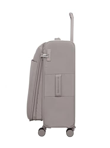 It Luggage Lustrous Luxe 28" Softside Checked 8 Wheel Spinner, Moon Rock