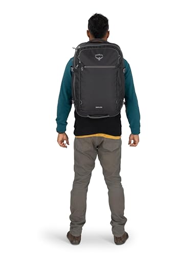 Osprey Daylite 44L Carry-On Travel Pack - Lightweight, Durable Backpack with Streamlined Design - Versatile, Spacious Bag for Weekend Trips or Business, Black