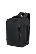 American Tourister Take2Cabin Pro Ryanair/Wizz Air/Vueling Cabin Bag (40 x 30 x 20 cm, 26.5 L, 0.60 kg) - Underseat Hand Luggage, Aeroplane Backpack S/M Underseat - Black (Flash Black)