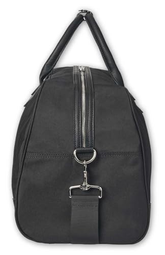Harley-Davidson Women's 3D H-D Script Studded Duffel Bag, Moonshadow Black