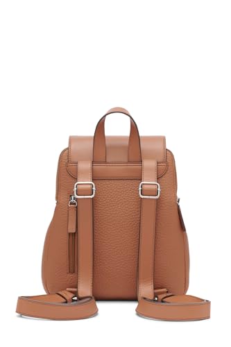 Calvin Klein Reyna Novelty Key Item Flap Backpack, Core Caramel, One Size