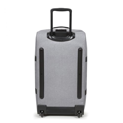 Eastpak Tranverz M – 78L Large Wheeled Luggage with Dual Compartments, TSA Lock, Compression Straps & Smooth-Wheeling System, Sunday Grey