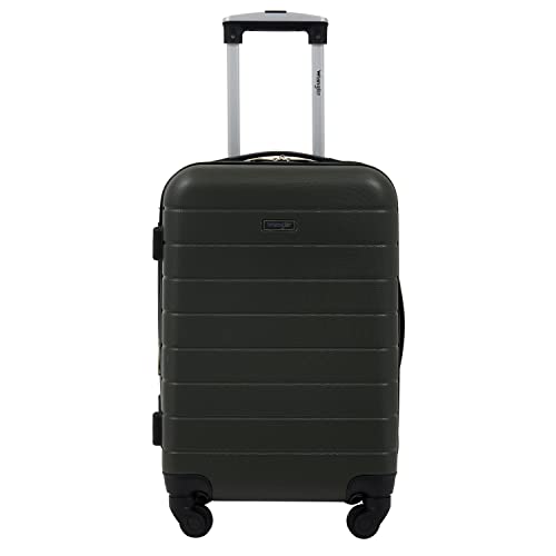 Wrangler Smart Spinner Hardside Luggage, 2 Piece Set, Deep Depths