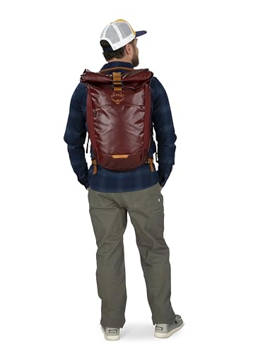 Osprey Transporter Roll Top Laptop Backpack, Venturi Blue