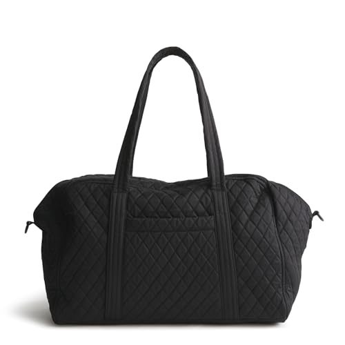 Vera Bradley Women's Premium Cotton Miramar Weekender Travel Bag, Moonless Night, One Size