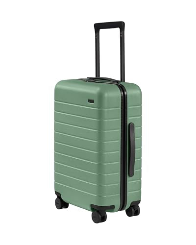 Away Carry-On Luggage - 22-Inch Lightweight Hardside Suitcase with 360° Spinner Wheels, Interior Compression System, TSA-Approved Lock - Sea Green