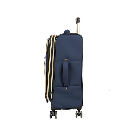 Kenneth Cole REACTION Chelsea Chevron Quilted Luggage, Navy, 20-Inch Carry On