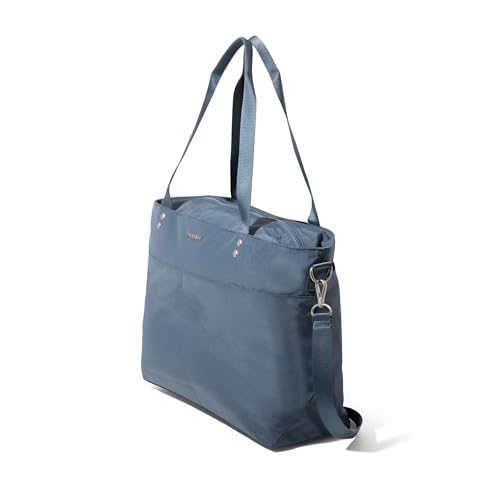 Baggallini Carryall Laptop Tote - Medium 12x19 Inch Travel Crossbody Shoulder Bag