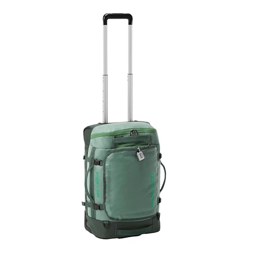 Eagle Creek Cargo Hauler XT Wheeled Duffel - Wheeled Backpack Duffel - Deployable Backpack Straps - Lockable U-Lid & Easy Access Compartment - Duck Green
