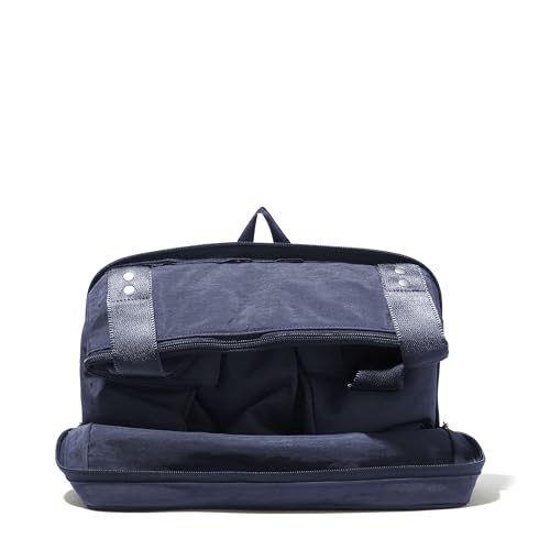 Baggallini Women's Carryall Expandable Packable Tote, French Navy