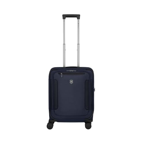 Victorinox Werks Traveler 7.0, Global Carry-On, 8-Wheel Softside Expandable Cabin Case, Navy Blue