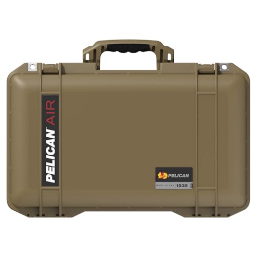 Pelican Air 1535 Multi-Purpose Hard Case - No Foam (Empty) - For Camera, Drone, Equipment, Gear, Electronics, Overlanding, Camping, and Travel - OCP Tan