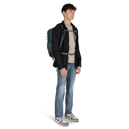 Osprey Quasar 26L Commuter Backpack, Cascade Blue/Coal Grey Heather