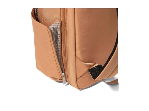 Baggallini Coastal Flip Lock Laptop Backpack - Lightweight 15x11 Travel Backpack w/RFID & Luggage Sleeve