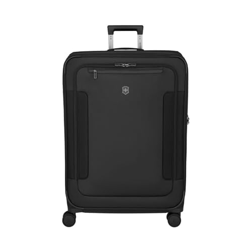 Victorinox Werks Traveler 7.0, Large Case, 8-Wheel Softside Expandable Travel Case, Black