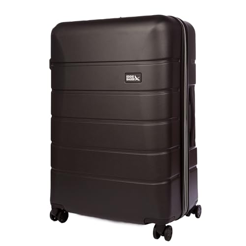 Eddie Bauer Glacier Hardside Spinner Durable PC/ABS Construction 2-Piece Set Suitcase Luggage, Carbon