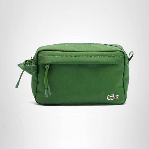 Lacoste Unisex Neocroc Toiletry Bag, Green, One Size