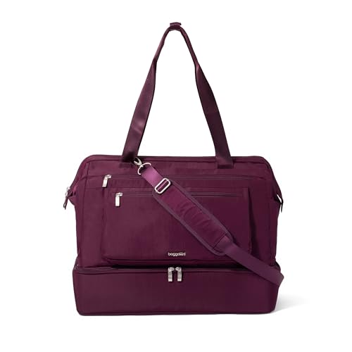Modern Weekender - Lightweight 18"x15.7"x9.4" Duffel Carry-on Travel Bag for Women