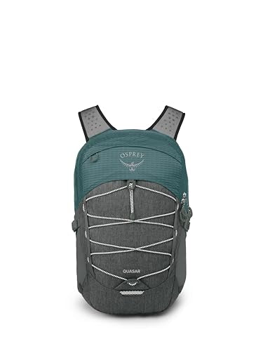 Osprey Quasar 26L Commuter Backpack, Cascade Blue/Coal Grey Heather