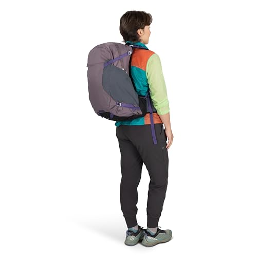 Osprey Hikelite 28L Durable Hiking Backpack - Travel Daypack with Rain Cover for Men and Women, Tungsten Yellow