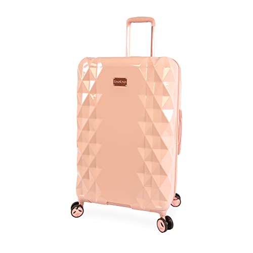 BEBE Women's Luggage Hardside Spinner, Rose Gold, Check-in 29''