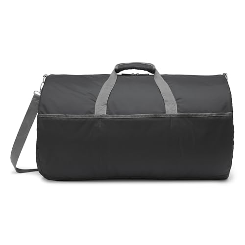Amazon Essentials Lightweight Duffel Bag, 25 Inches, Black (Previously Amazon Basics)