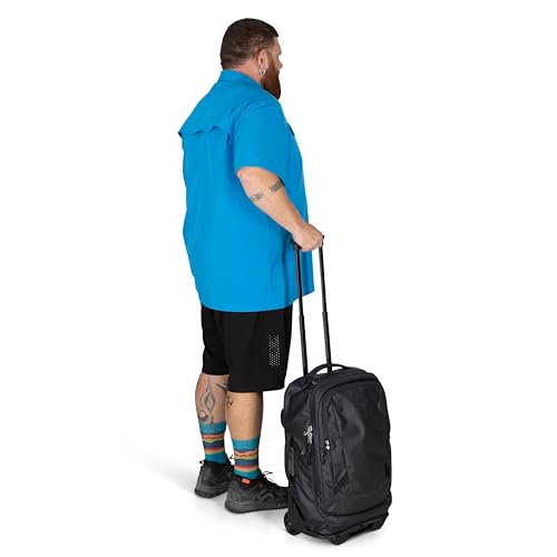 Osprey Transporter Wheeled Carry-On, Blue Flame/Nocturnal Blue