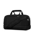 Samsonite Paralux Weekender Duffel Bag, Travel Carry-On Bag with Wide Opening, Drop-Bottom Shoe & Laundry Compartment, AirTag™ Holder, StackIt™ Strap - Business & Leisure Travel Bag - Black