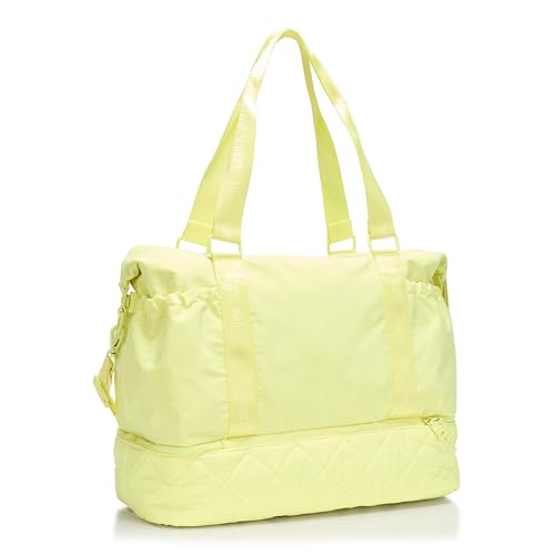 Steve Madden BARRI Quilted Overnighter with Shoe Compartment