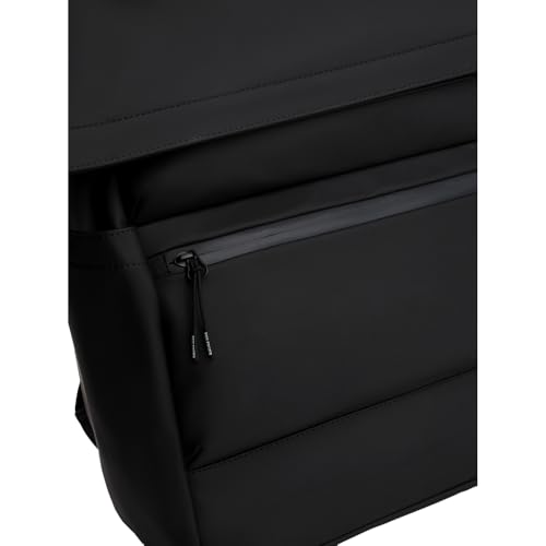Tommy Hilfiger Mens Rolltop Backpack, Black