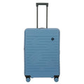 Bric's B|Y Ulisse Checked Luggage with Spinner Wheels – Expandable Lightweighted Hard Shell Suitcase, TSA Combination Lock - Removeable Wash Bag Included - 28 Inch, Grey Blue