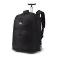 High Sierra Freewheel Pro Wheeled Backpack, Rolling Laptop Bag for Travel, Fits most 15” Laptops, 40L, Black