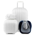 Joyway Carry on Luggage Airline Approved with Spinner Wheels, Hardside 20 Inch Carry-on Suitcases with TSA Lock(2 piece, White)