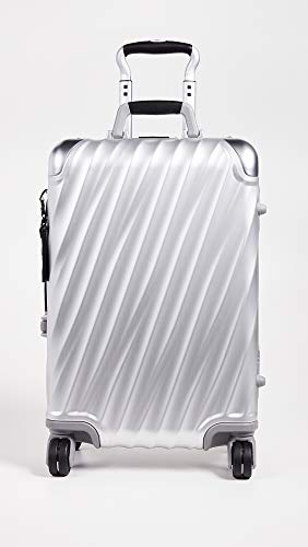 TUMI Men's 19 Degree Aluminum International Carry On, Silver, One Size