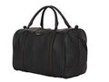 Pathfinder 20'' Leather Messenger Laptop Briefcase Shoulder Satchel Bag (20in, Black/Red)