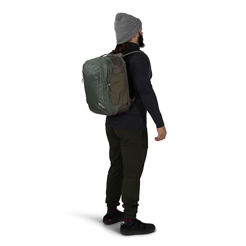 Osprey Transporter 26+6 Travel Pack - Expandable Personal Item Backpack with Laptop Sleeve - Lightweight Daypack, Pine Leaf Green