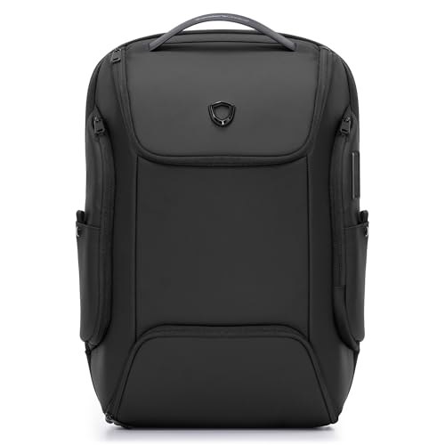 Traveler's Choice Breenon 19-Inch Laptop Backpack with USB Port, Black