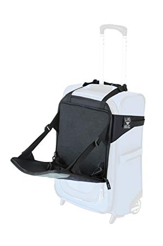 Lugabug Travel Seat for Kids, The Original and Patented Ride-On Suitcase for Toddlers, Child Carrier for Carry-On Luggage, Family Airport Travel Made Easy (Suitcase not Included)