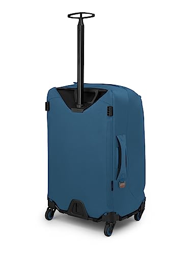 Osprey Ozone Softside Carry On Luggage, 4-Wheels, 85L/27", Coastal Blue
