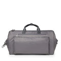 Baggallini womens Soho Duffel, Smoke Faux Python Trim, Grey US One Size