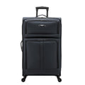 U.S. Traveler Anzio Softside Expandable Luggage with Spinner Wheels, Dark Grey, 30-Inch Large