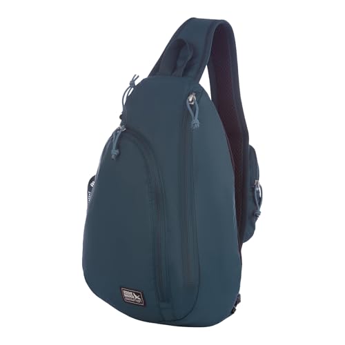 Eddie Bauer Ripstop Sling Bag | Travel | Everday Carry | Lightweight | Ripstop Nylon | Adjustable | 8L - Marine
