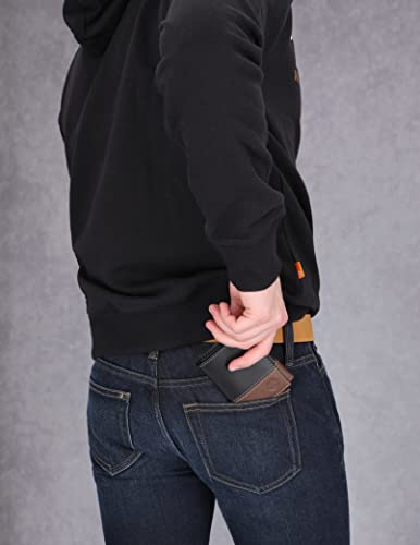 Timberland Two-Tone Trifold Black/Brown One Size