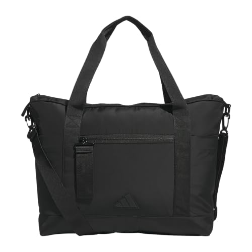 adidas All Me Tote Bag – Everyday Carryall with Crossbody Strap, Black, OSFA