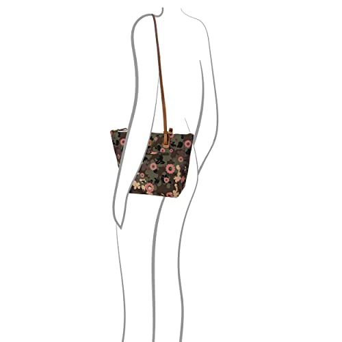 Bric's Sportina X-Bag - Large Tote Bag - 3-Way Shopper Shoulder Bag - Designer Handbag for Travel and Work, Camouflage
