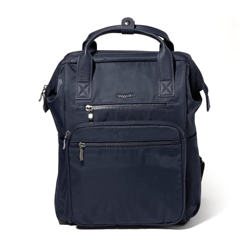 Baggallini Chelsea Laptop Backpack, French Navy Twill