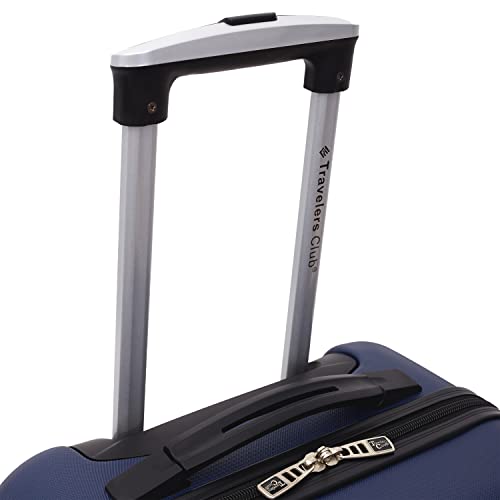Travelers Club Cosmo Luggage, Navy Blue - 20 Inch, 20-Inch