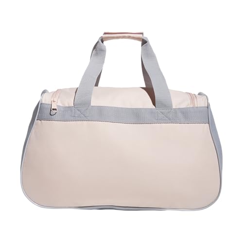 adidas Power Gym Bag – Lightweight Small Duffel, Blush Pink/White/Halo Silver Grey, OSFA