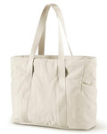 BAGSMART Tote Bag for Women, Tote Bag with Zipper Work Tote with Compartments Nurse Shoulder Hanbag for Travel, Gym